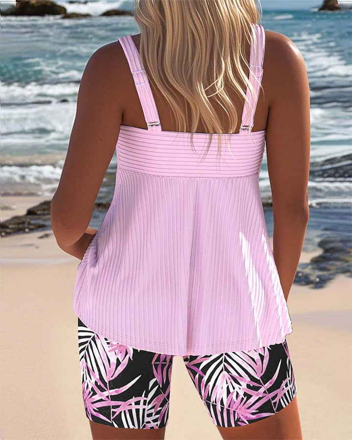 Blue Mirage | Conjunto de tankini colorido