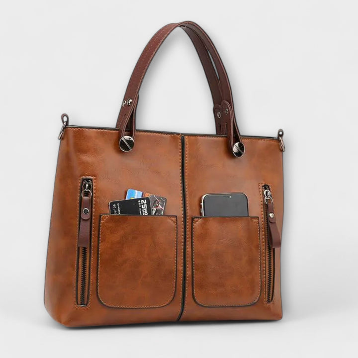 Maria - Bolsa de couro elegante