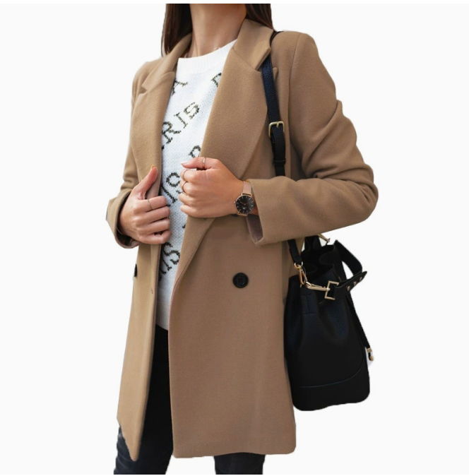 Bernarda | Casaco Longo de Lã para Inverno