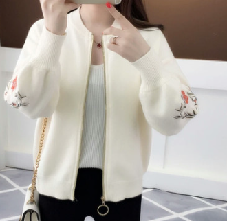 Carminho | Casaco Cardigan Bordado
