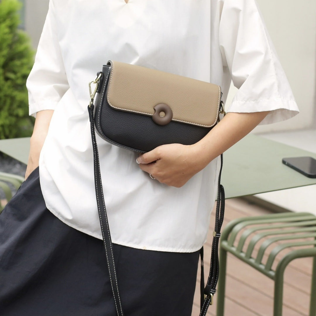 Constança | Bolsa Transversal Mini de Couro