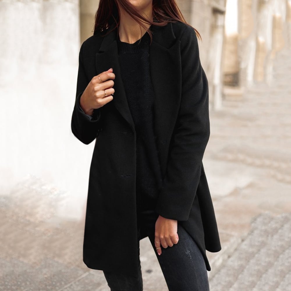 Bernarda | Casaco Longo de Lã para Inverno