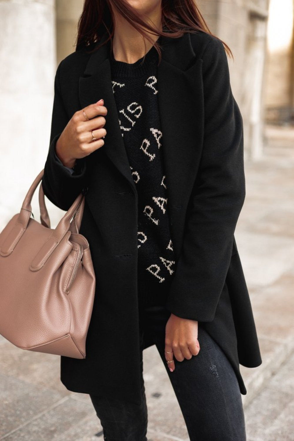 Bernarda | Casaco Longo de Lã para Inverno
