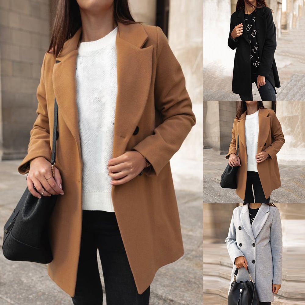 Bernarda | Casaco Longo de Lã para Inverno