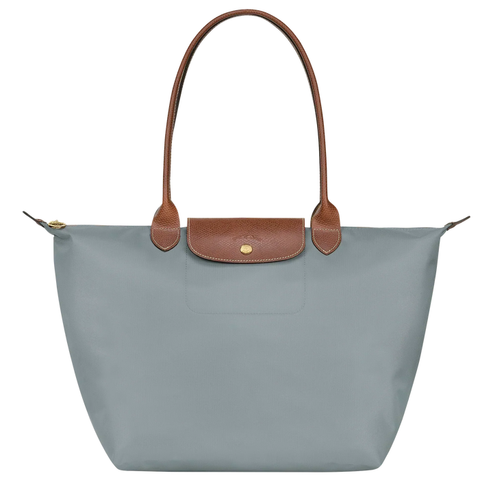 Mala grande dobrável em nylon, cinzento-aço