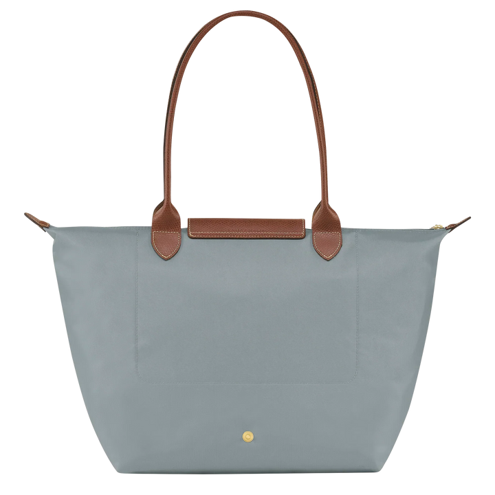 Mala grande dobrável em nylon, cinzento-aço