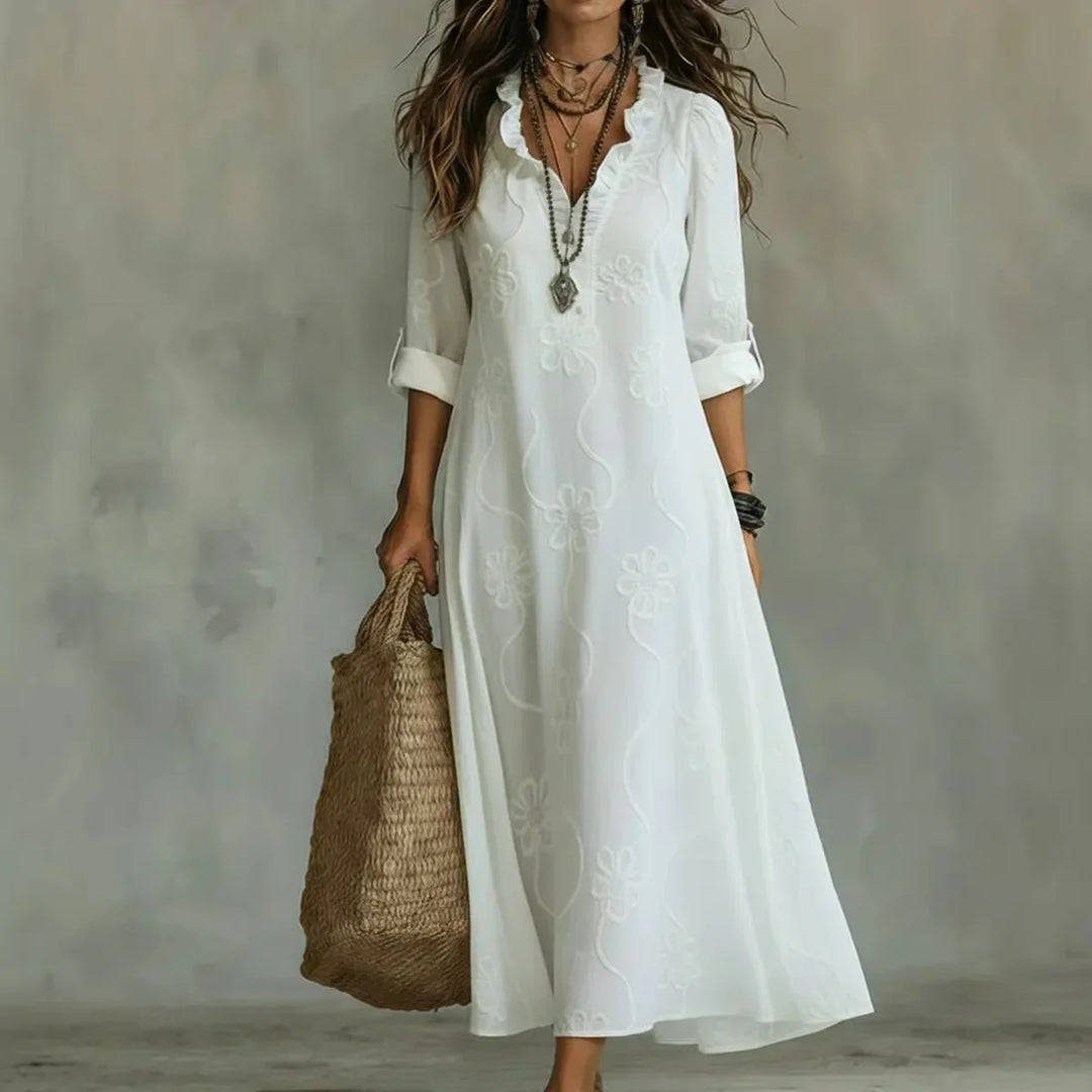 Vestido de verão com flores