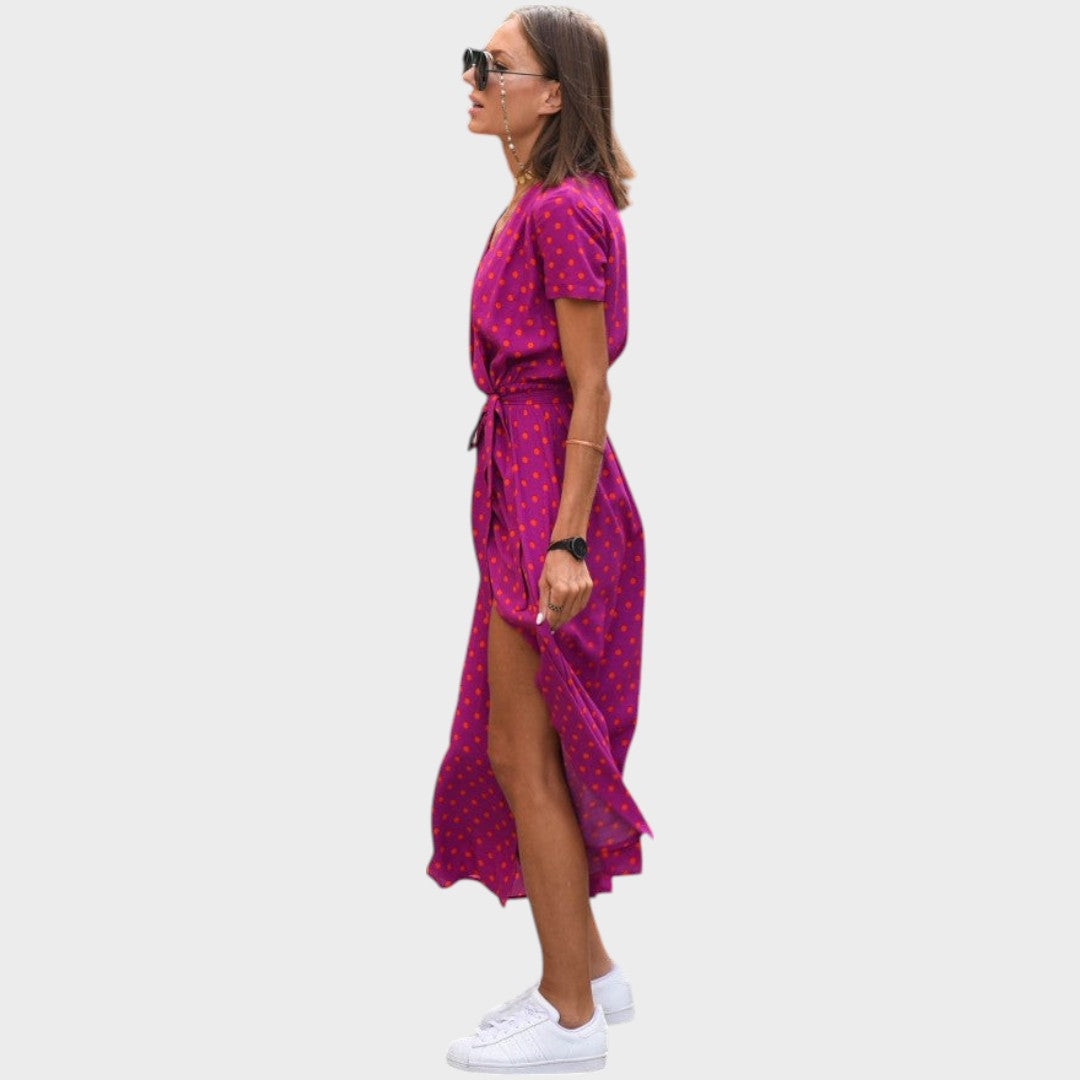 Amelie | Vestido Midi Cruzado