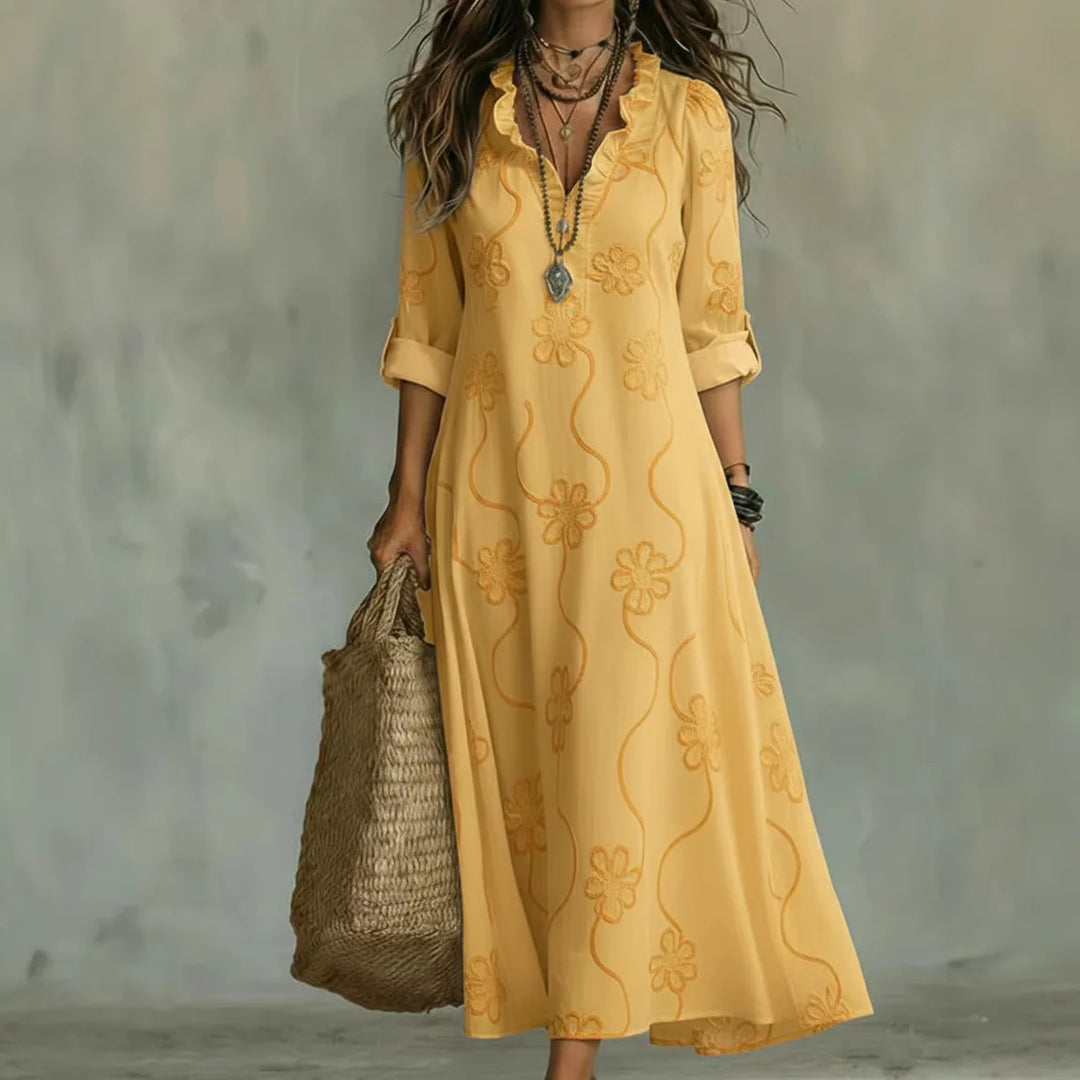 Vestido de verão com flores