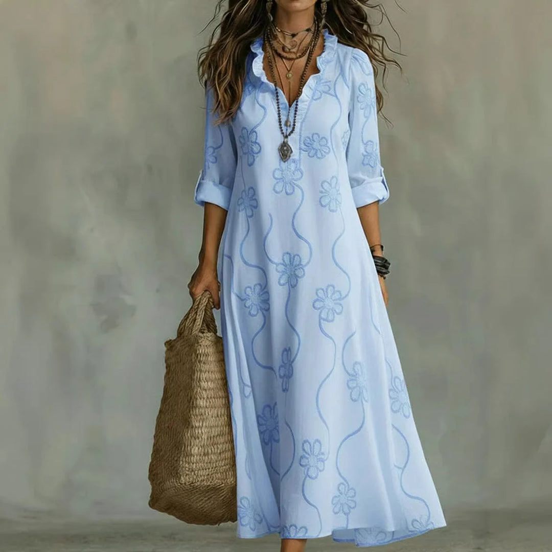 Vestido de verão com flores