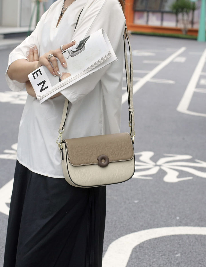 Constança | Bolsa Transversal Mini de Couro