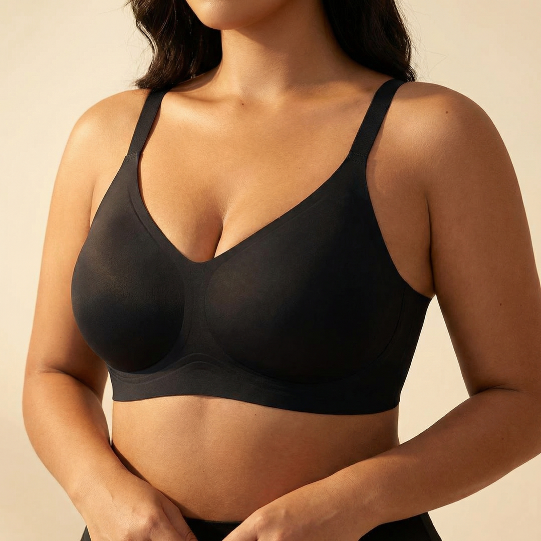 Alice | Sutiã Sem Aros e Suporte em Tiras de Silicone Confortável