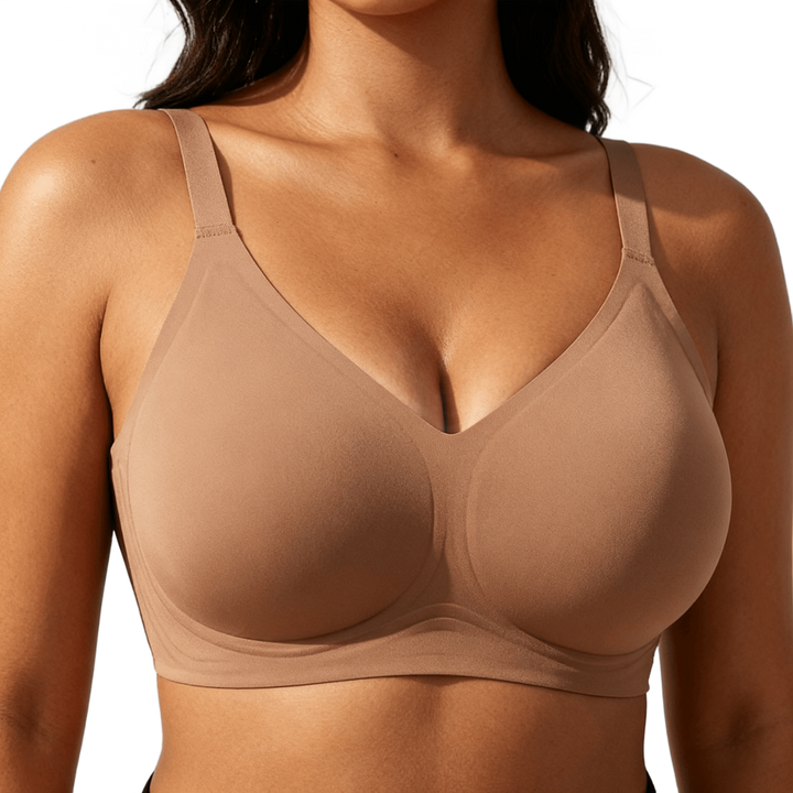 Alice | Sutiã Sem Aros e Suporte em Tiras de Silicone Confortável