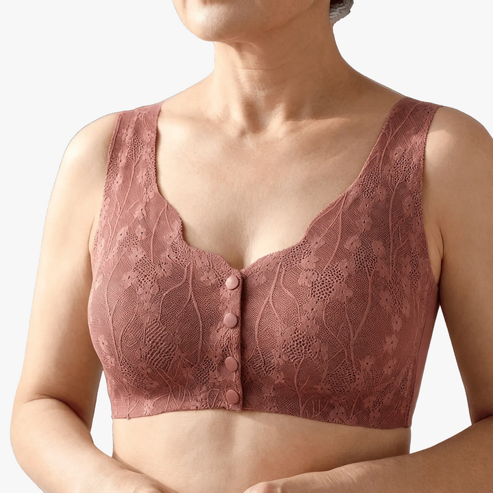 Catarina | Sutiã Ergonómico Sem Aros com Fecho Frontal