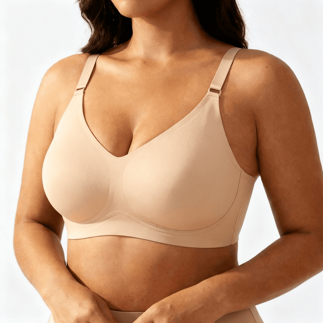 Alice | Sutiã Sem Aros e Suporte em Tiras de Silicone Confortável