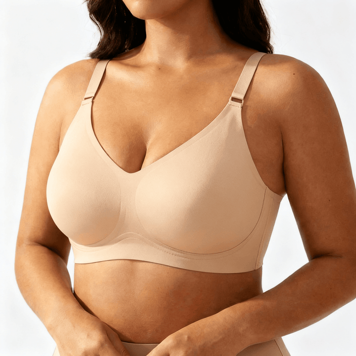 Alice | Sutiã Sem Aros e Suporte em Tiras de Silicone Confortável