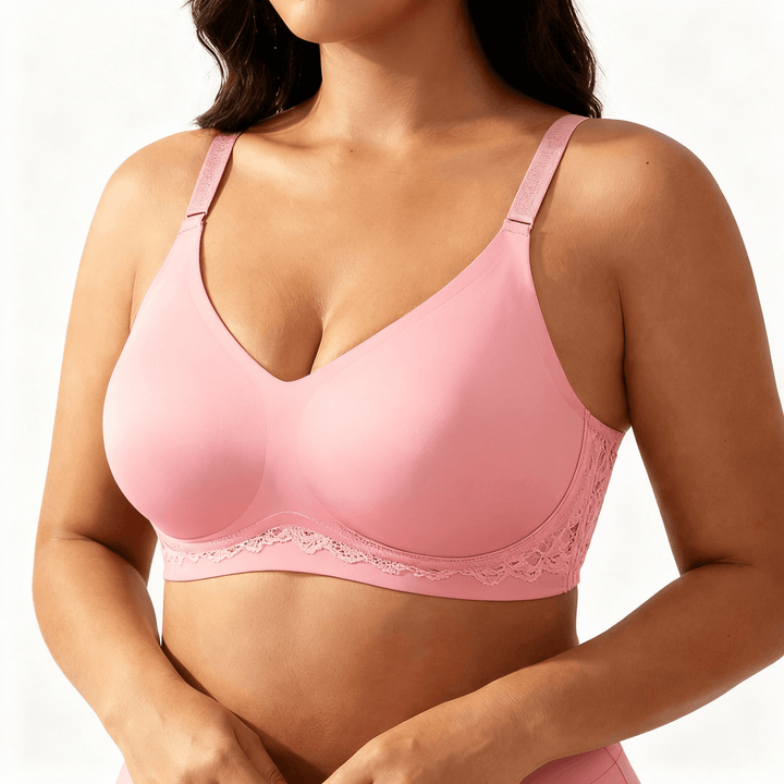 Alice | Sutiã Sem Aros e Suporte em Tiras de Silicone Confortável